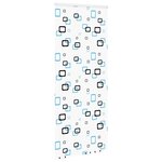 vidaXL Store enrouleur de douche avec cassette largeur du tissu 96 cm