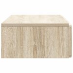 vidaXL Table d'appoint murale Chêne Sonoma 87 5 x 34 5 x 17 cm