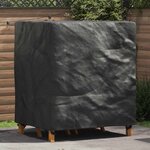 vidaXL Housse pour mobilier d'extérieur Noir 116 x 100 x 120 cm 600D