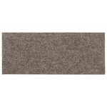 vidaXL Tapis d'escalier autocollants 30 pièces 60 x 25 cm Beige Rectangulaire