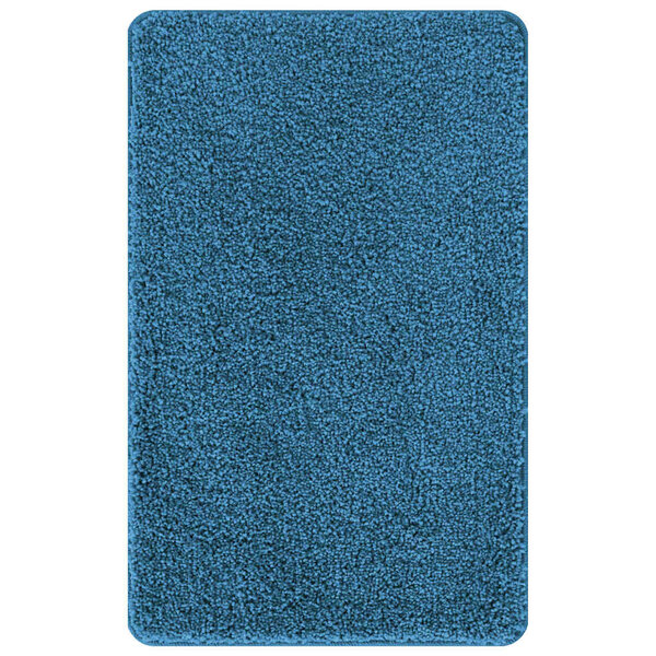 vidaXL Tapis de bain antidérapant Bleu 60 x 90 cm PP