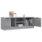vidaXL Meuble TV Sonoma gris 102x35x36 5 cm Bois d'ingénierie
