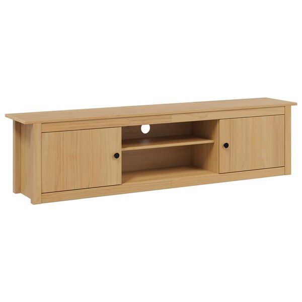 vidaXL Support pour TV HILL 158 x 40 x 39 5 cm Marron miel Pin massif