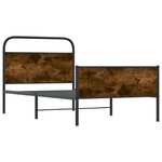vidaXL Cadre de lit sans matelas 90x200cm chêne sonoma bois ingénierie