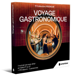 SMARTBOX - Coffret Cadeau Voyage gastronomique - Séjour