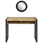 vidaXL Coiffeuse Marron 100 x 50 x 75 cm Bois de manguier massif