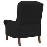 vidaXL fauteuil Noir 76 x 94 x 102 cm Velours