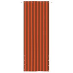 vidaXL Écran de balcon Orange et marron 80x240 cm Tissu Oxford