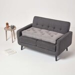 Coussin rehausseur pour canapé en coton  Gris ardoise - HOMESCAPES