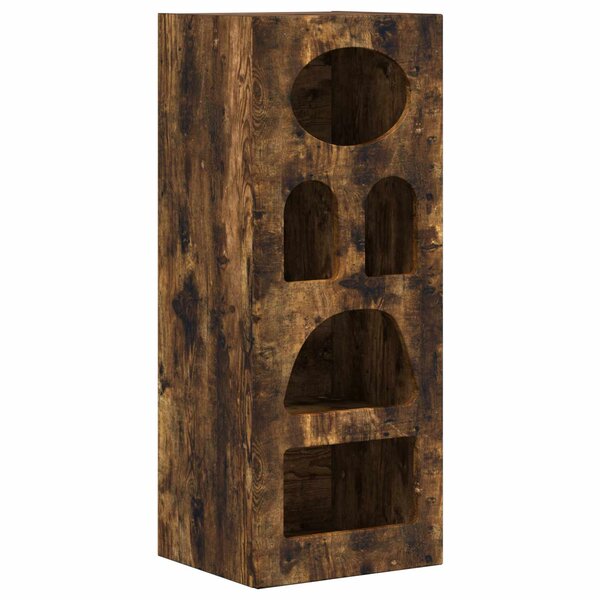 vidaXL Buffet Chêne fumé 40 x 35 x 100 5 cm Bois d'ingénierie