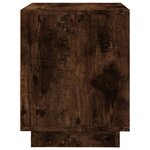 vidaXL Tables de chevet 2 Pièces chêne fumé 44x35x45 cm bois d'ingénierie