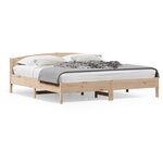 vidaXL Cadre de lit sans matelas 180x200 cm bois massif de pin