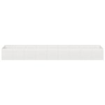 vidaXL Jardinière 360x80x40 cm acier inoxydable