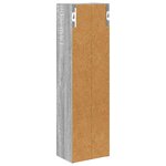 vidaXL Armoire murale de salle de bain Gris Sonoma 20 x 14 x 70 cm