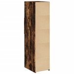 vidaXL Buffet haut chêne fumé 30x42 5x124 cm bois d'ingénierie