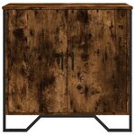 vidaXL Buffet chêne fumé 78x35 5x74 5 cm bois d'ingénierie
