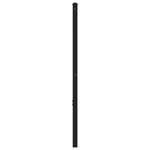 vidaXL Tête de lit chêne fumé 180 cm fer et bois d'ingénierie