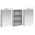 vidaXL Ensemble de Meubles de Salle de Bain 3 Pièces 120 x 10 5 x 60 5 cm