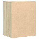 vidaXL Commode d'angle chêne sonoma 60x41x76 cm bois d'ingénierie