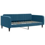 vidaXL Lit de repos bleu 100x200 cm velours