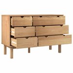 vidaXL Commode OTTA 111x43x73 5 cm bois de pin massif