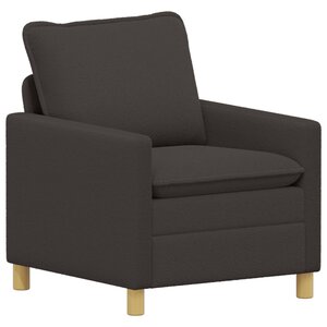 vidaXL Canapé Gris foncé 76 x 81 x 87 5 cm Tissu