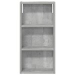 vidaXL Armoire murale de salle de bain Gris Béton 30 x 10 x 60 5 cm
