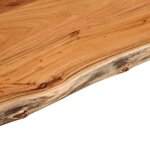 vidaXL Dessus de table 70x60x2 5 cm rectangulaire bois massif acacia