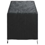 vidaXL Housse de chaise de jardin Noir 75 x 78 x 65 / 100 cm Tissu 600D