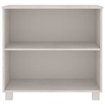 vidaXL Buffet HAMAR Blanc 85x35x80 cm Bois massif de pin