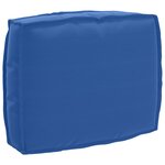 vidaXL Set de coussins de palette 2 Pièces Bleu royal Tissu Oxford