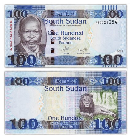 Billet de Collection 100 Pounds 2015 Soudan du Sud - Neuf - P15a