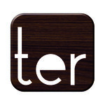 Numéro TER-Numéro adhésif pour boîtes aux lettres - Résine de 3 mm, hauteur environ 50 mm - Taurus (chêne foncé)