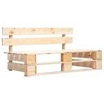 vidaXL Salon de jardin palette 6Pièces avec coussins bois de pin imprégné