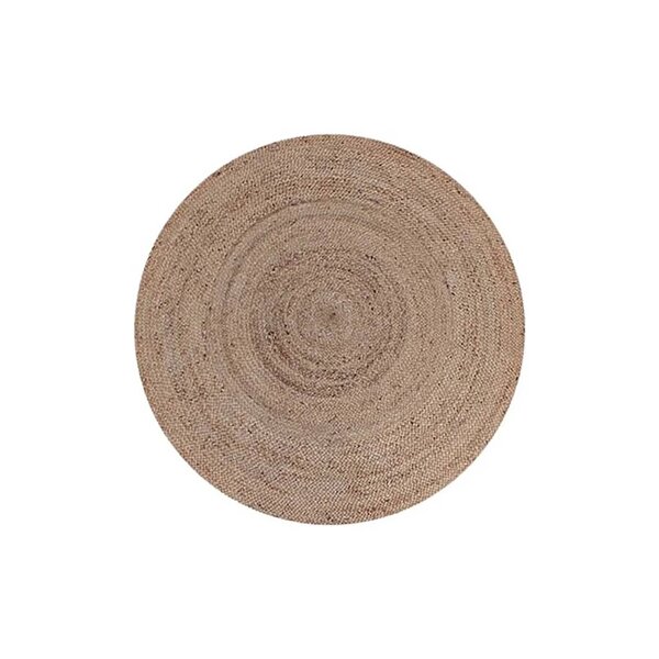 LABEL51 Tapis Jute Rond 90 cm M Naturel