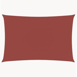 vidaXL Voile de parasol tissu oxford rectangulaire 3 5x5 m terre cuite