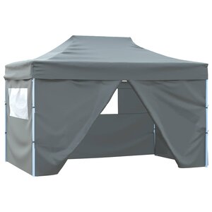 vidaXL Tente de fête 280 x 410 x 315 cm Anthracite Tissu Oxford