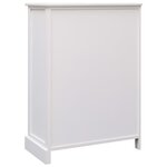 vidaXL Buffet avec 10 tiroirs Blanc 113x30x79 cm Bois