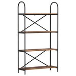 vidaXL Étagère Bois ancien 80 x 30 x 146 cm Bois d'ingénierie