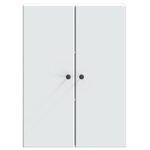 vidaXL Armoire Murale Blanc 66 x 34 5 x 90 cm Bois d'ingénierie