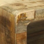 vidaXL Meuble TV Marron 100 x 32 x 36 cm Bois de manguier massif