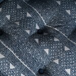 Pouf modulable vidaXL Indigo 70x70x54 en tissu