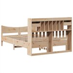 vidaXL Cadre de lit sans matelas 150x200 cm bois de pin massif