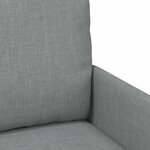 vidaXL Canapés avec coussin 55cm Gris clair Contreplaqué