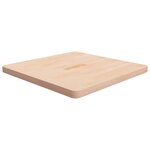 vidaXL Dessus de table carré 70x70x4 cm Bois chêne massif non traité