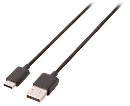 Cable USB 2.0 Valueline USB A vers USB Type C - 1m