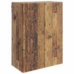 vidaXL Armoire Murale 66 x 34 5 x 90 cm Bois d'ingénierie Bois ancien