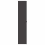 vidaXL Armoire de rangement 2 Pièces Noir 80 x 40 x 200 cm Acier