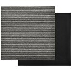 vidaXL Dalles de tapis de sol 20 Pièces 5 m² 50x50 cm Anthracite rayé