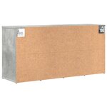 vidaXL Cabinet à chaussures Gris béton 103x30x51 cm Bois d'ingénierie